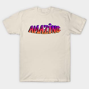 Amazing word letters graffiti style T-Shirt